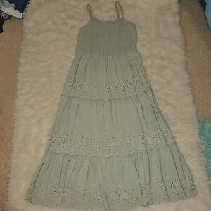 Jessica Simpson Light Olive Green Sundress